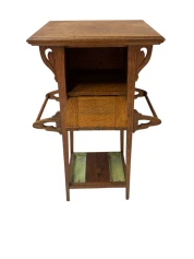 Arts & Crafts Art Nouveau Extra Large Pedestal or Plant Stand, 1900s